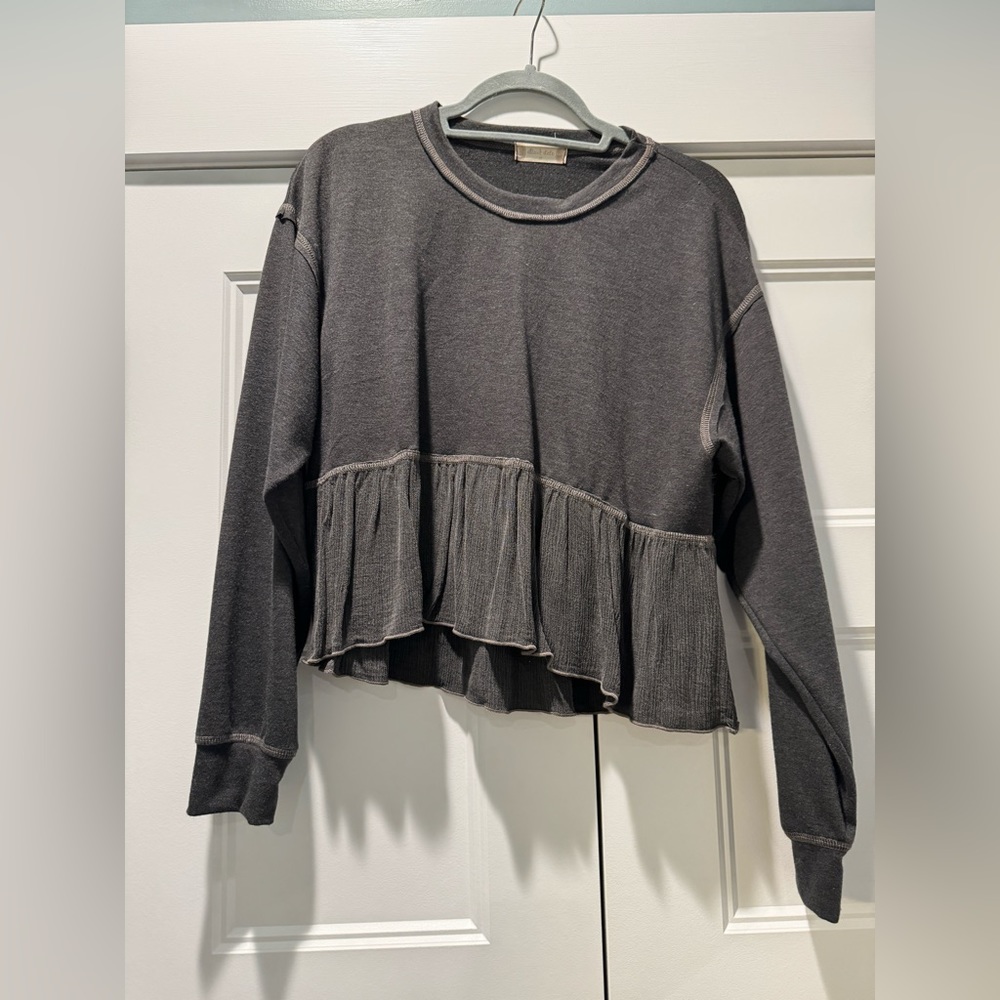 Altar’d state peplum shirt